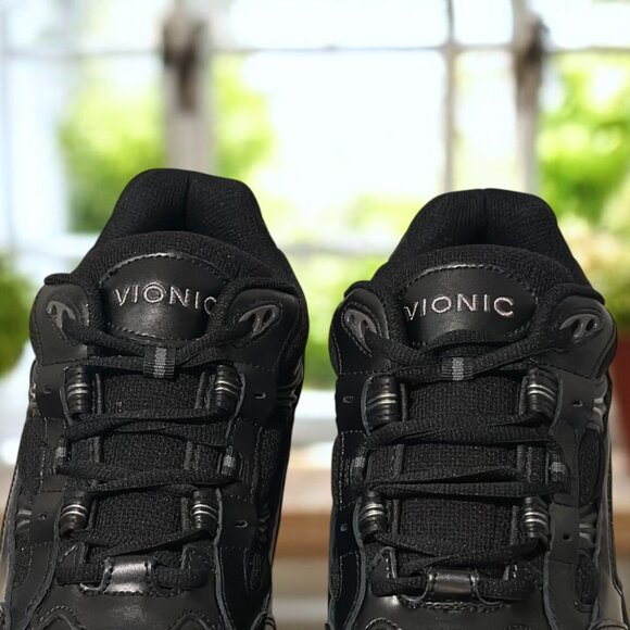 Vionic Walker Classic Men’s 11 Wide Leather Walking Shoes Orthotic Support Comfy - Picture 5 of 13